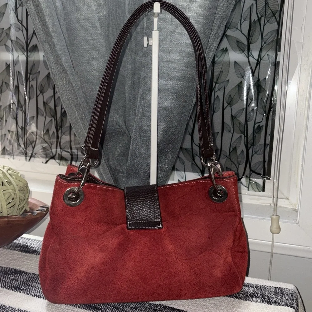 Red and Brown fashon Shoulder Bag - Picture 2 of 13